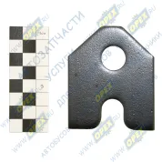 Вкладыш (сталь) 65х76 h=8 ; 2отв.ф16 (сухарь) задн.кронштейна пер.рессоры