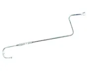 Трубка (сталь) ф12; L=1000 Г=М18+К22/под штуцер ф14, с гибким шлангом,подвода масла