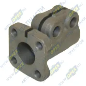 Фланец квадрат. 55х55; Рвнутр=М24х2; h=75; 4отв.ф12/4отв.М10х1,25 КПП тяги промежуточной