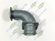 Патрубок приемный L=340 квадр.флан.4отв/кругл.фл 6отв. к ТКР Schwitzer (Евро-2)