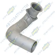 Труба приемная ф64 L=750 левая разный изгиб