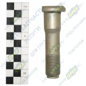 Болт С/И М20х82х1,5 Р=30 (шпилька) круглая головка с лыской, колеса