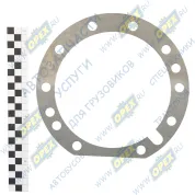 Прокладка (сталь) ф165х220х0,5; 12отв.ф12 редуктора среднего моста