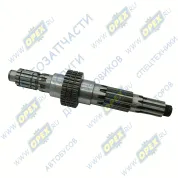 Вал вторичный КПП голый УРАЛ