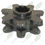 Звездочка привода пескоразбрасывателя Z=7/8 шлиц,КО-713, КО-806, КО-823, КО-829 под якорную цепь А1-16х44