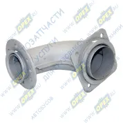 Патрубок приемный L=320 квадр.флан.4отв/кругл.фл 6отв. к ТКР Schwitzer