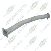 Труба приемная L=860 ф64 квадр.фл 4отв.ф12/треуг.фл.3отв.ф10 передняя правая дв.ЯМЗ