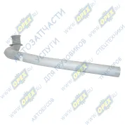 Труба ф90 Тl=1450; 1 квадрат.фланец 4отв.ф10 кривая, приемная правая