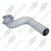 Труба приемная L=730 ф90 квадратн.фл 4отв.ф10 левая КаМАЗ-ЕВРО-55111,53212