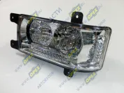 Блок-фара КАМАЗ с эл.корректором 24в,левая,н/о,с ДХО и св.диод.УП (с 07.2016)