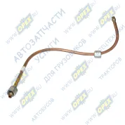 Трубка (медь) ф6; L=390 Г=М12+К14/Г=М12+К14 компрессора МАЗ подвода масла