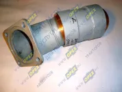 Патрубок системы выхлопа с шарниром к ЯМЗ-238(кроме МАЗ-53366) L=360 квадрат.фланец