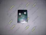 Прокладка (сталь) прямоуг. 40х55; 2отв.ф9/1отв.ф11, обоймы фиксатора замка (новый тип)