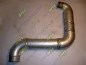 Трубопровод охладителя МАЗ (L=850, ф69х80/ф42х50, кривой, алюм.,МАЗ-4370 Зубренок)