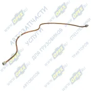 Трубка компрессора МАЗ подвода масла (ф6; L=755 Г=М12+К14/Г=М12+К14 (алюм.,сталь)