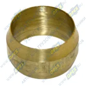 Муфта ф15х18 h=10 конусная (бочонок) латунь тормоз.трубки