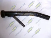 Труба заливная ф32х39 L=400 с кронштейном железная короткая