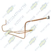 Трубка компрессора к осушителю воздуха ф18 L=5200 Г=М27+К32/Г=М27+К32 (ЯМЗ-651,МАЗ)