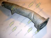 Труба выхлопная L=750 ф103 квадр фл 4отв.ф12,с шарниром,кронштейн креп 3отв.ф12 МАЗ-54323,64229,551