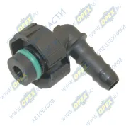 Фитинг Штуцер топливный быстросъемный 90° (под трубку ф8)