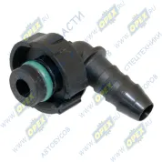 Фитинг Штуцер топливный быстросъемный 90° (под трубку ф10)