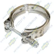 Хомут турбокомпрессора V-образный зажим, ф76 S=20 (зажим-болт) ф внутренее 55-67 IVECO Bus (1970-2020)
