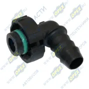 Фитинг Штуцер топливный быстросъемный 90° (под трубку ф14)