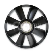 Крыльчатка вентилятора без вискомуфты (ф654 мм - 8/9 лопастей); КамАЗ-54115 дв. 740.30, 740.31, Cummins ISBe (с 2007г.)