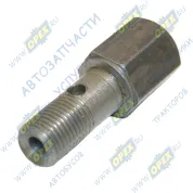 Фитинг Штуцер Рнаруж=М10х1/Рвнутр=М10х1 L=40, K=14 с отв-м форсунки(дренаж)