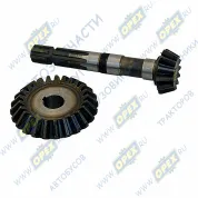 Главная пара z=12 зубов шлиц=8, шест. Z=25 редуктора привода щетки МТЗ,Т25 L=294