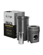 Гильза,поршень+упл.кольца+поршн.палец и стопорн.кольца С/О ЯМЗ-236,238 турб. Евро-0,1 со вставкой