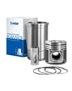 Гильза с поршнем, с пальцем и кольцами КАМАЗ Евро-2,3(кроме дв.740.30,740.31) (обрез.поршень 10 группа)