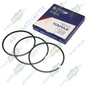 Кольца поршневые КАМАЗ Евро-1,2 на 1 г/п (h маслосъемного кольца=4мм)