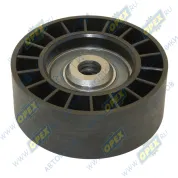 Ролик (ПВХ) натяжной посад. ф12 наружн. ф80 H=30 в сб. с подшипником 180204 ЗМЗ-405,406,409 GAZ 3110 2.3 i [ZMZ-4062.10] 150 hp 1997-2004 GAZ 2217 124