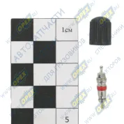 Золотник камеры короткий+ колпачок VC-8 (Пластик)
