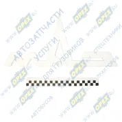 Знак заводской МАЗ (белый) облицовки радиатора пластик