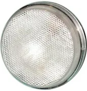 Плафон кабины, салона ф105; белый, круглый УАЗ,ЗИЛ,автобусы (12В) без выкл.