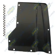 Щиток (металл) L=410х350 грязевой подножки левый