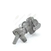 Кран 46х32 Рнаруж=М10х1,25/10х1,25 креп 2отв.ф6 с флажком блокировки МОДа