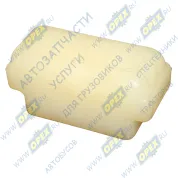 Опора (РТИ) прямоуг. 80х105х47 h=55 рессоры/подушка/ ГАЗ 53 передн. верхняя, задняя нижня