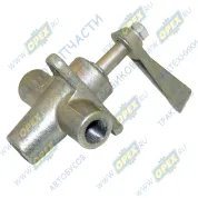 Краник (ПП6-2) переключения топливных баков Рвнутр=М14х1,5/14х1,5/14х1,5 УАЗ