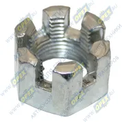 Гайка М18х1,5 h=19-21, К=27 корончатая ГОСТ-5918