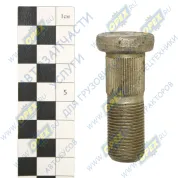 Болт С/И М20х57х1,5 Р=33 шлиц, круглая шляпка,правая (шпилька) передн.колеса, правая