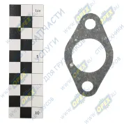 Прокладка ромбич. 75х43; фвнутр=27; 2отв.ф9 перед.фланца всасывающей трубы маслян.насоса