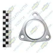Прокладка (сталь) треуг.110х115; фвнутр=65; 3отв.ф10, фланца (внутр.Ф65)
