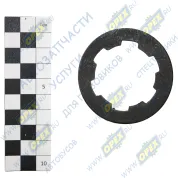 Шайба С/И (сталь) ф39х45х62х4 стопорная внутр зубья шестерни 4-й передачи КПП втор.вала