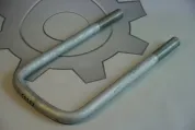 Стремянка рессоры МАЗ задней (L=370х160 М27х2 Р=90)
