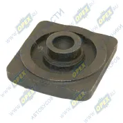 Вкладыш(сухарь) рессоры (подпятник) 106х106х23 со штифтом d=40 h=18