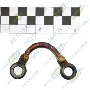 Маслопровод осей суппорта МАЗ (ф6, L=120 под 2 штуцера ф10, трубка (медь), МАЗ-5440,6430)