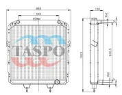 Радиатор водяной КРАЗ-256,